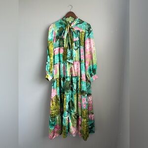 Floral Multicolor Maxi Dress